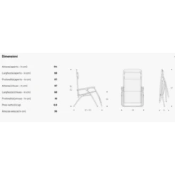 Poltrona Reclinabile LaFuma R Clip Ocean 5 Poltrona Reclinabile LaFuma R Clip Ocean -Brunne Campeggio Negozio sdraio reclinabile r clip ocean 3