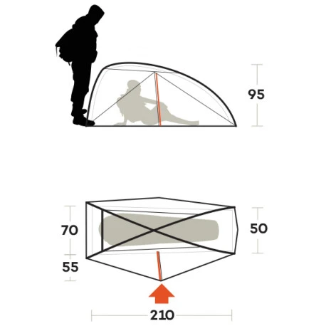Tenda Ferrino Nemesi 1 PRO 7 Tenda Ferrino Nemesi 1 PRO - immagine 7