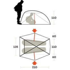 Tenda Ferrino Nemesi 2 PRO 10 Tenda Ferrino Nemesi 2 PRO -Brunne Campeggio Negozio tenda ferrino nemesi 2 pro leggera intuitiva struttura interna rapido montaggio hiker ciclismo 4