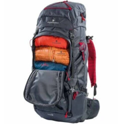 Zaino Ferrino Overland 65+10 -Brunne Campeggio Negozio zaino ferrino overland 65 10 trekking dorso regolabile molteplici dotazioni 2